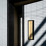 Светодиодное прямоугольное бра из металла черного цвета Lattice Lux варинант исполнения - 9 | Loft Concept в Челябинске