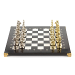 Шахматы Ренессанс с доской из натурального мрамора Decorative Thematic Chess варинант исполнения - 1 | Loft Concept в Челябинске