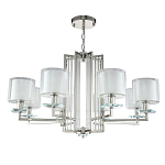 Люстра с 8-ю цилиндрическими плафонами из стекла Laurent варинант исполнения - 7 | Loft Concept в Челябинске