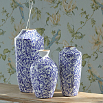 Ваза с синим цветочным узором Blue & White Ornament  варинант исполнения - 4 | Loft Concept в Челябинске