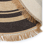 Ковер из комбинированного состава с узором Circles of goodness варинант исполнения - 4 | Loft Concept в Челябинске