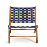 Кресло низкое из массива тика Barbados варинант исполнения - 3 | Loft Concept в Челябинске