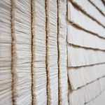 Большое Панно Абстракция белые нити Huipil Wall Hanging варинант исполнения - 2 | Loft Concept в Челябинске