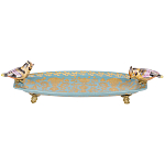 Блюдо фарфоровое Экзотические птички Vivole варинант исполнения - 1 | Loft Concept в Челябинске