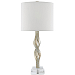 Настольная лампа с фигурным состаренным основанием Flooding with Light варинант исполнения - 2 | Loft Concept в Челябинске