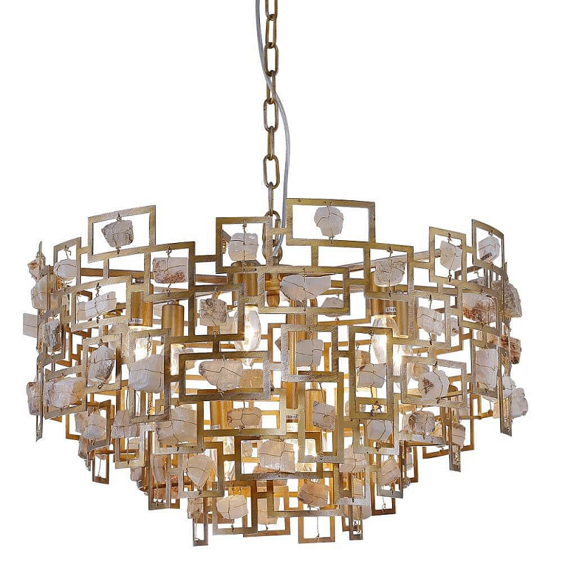 Люстра Maze Stones Chandelier Золотой Люстра Maze Stones Chandelier Золотой в Челябинске | Loft Concept