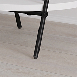 Стол приставной с 2-мя круглыми белыми столешницами ESSEL SIDE TABLE WHITE варинант исполнения - 3 | Loft Concept в Челябинске