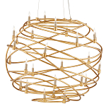 Люстра золотая в форме спирали Fancy Pattern варинант исполнения - 2 | Loft Concept в Челябинске
