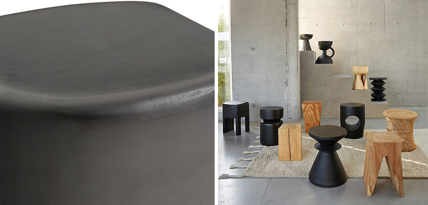 Приставной стол Mordred Mango Black Side Table Приставной стол Mordred Mango Black Side Table - Loft-Concept в Челябинске