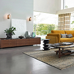 Фигурный приставной столик черного цвета AMORPHOUS варинант исполнения - 8 | Loft Concept в Челябинске