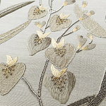 Обои с вышивкой ручной работы Moonlit Garden Original colourway on muslin варинант исполнения - 2 | Loft Concept в Челябинске