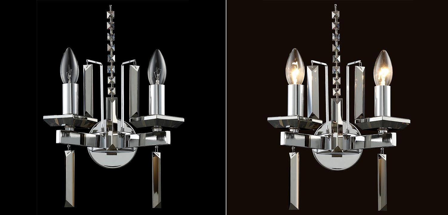 Бра Vivien Crystal Chrome Wall Lamp Бра Vivien Crystal Chrome Wall Lamp - Loft-Concept в Челябинске