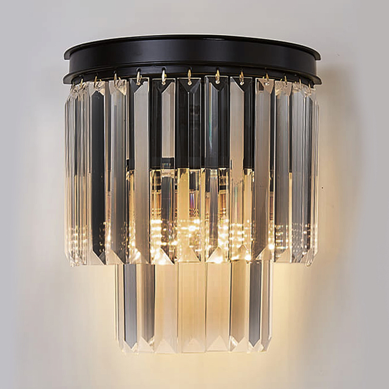 Бра Odeon Smok and Amber crystal  Янтарь (Amber) Стекло Смок в Челябинске | Loft Concept 