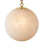 Подвесной светильник в форме шара из белого текстурного стекла Atmosphere варинант исполнения - 1 | Loft Concept в Челябинске