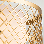 Потолочный светильник золотого цвета с каркасом в виде геометрических ромбов Elstead Lighting варинант исполнения - 4 | Loft Concept в Челябинске