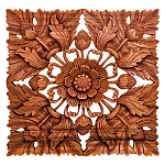 Панно из дерева квадратное Novala Panel With Trees варинант исполнения - 1 | Loft Concept в Челябинске