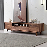 Тумба под телевизориз массива дерева TV Stand made of Walnut Wood варинант исполнения - 1 | Loft Concept в Челябинске