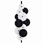 Бра светодиодное из черно-белых дисков Contrast Sample варинант исполнения - 4 | Loft Concept в Челябинске