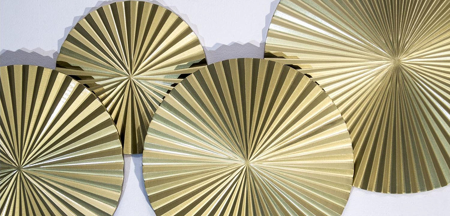 Арт-объект Apollo Gold Wall Plaque Disc 4 Арт-объект Apollo Gold Wall Plaque Disc 4 - Loft-Concept в Челябинске