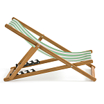 Шезлонг из акации и ткани Argentina варинант исполнения - 5 | Loft Concept в Челябинске