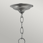 Подвесной светильник с прозрачным стеклянным цилиндрическим плафоном в классическом стиле на цепи Hinkley варинант исполнения - 18 | Loft Concept в Челябинске