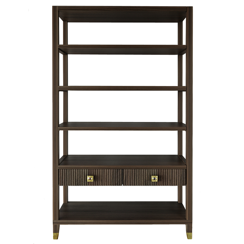 Стеллаж с двумя ящиками Elsa Dreams Walnut Орех в Челябинске | Loft Concept 