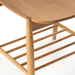 Приставной стол из массива дуба Reyer Side Table варинант исполнения - 3 | Loft Concept в Челябинске