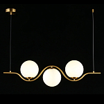 Люстра подвесная светодиодная Jagna 2 Gold and White варинант исполнения - 2 | Loft Concept в Челябинске