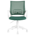 Офисное кресло с основанием из белого пластика Desk chairs Green варинант исполнения - 2 | Loft Concept в Челябинске