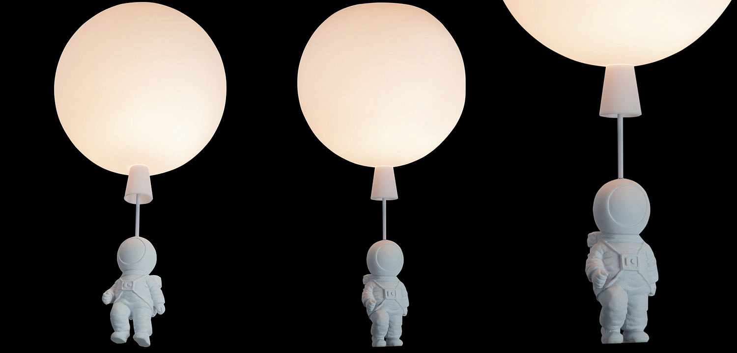 Потолочный светильник Cosmonaut white ball Потолочный светильник Cosmonaut white ball - Loft-Concept в Челябинске