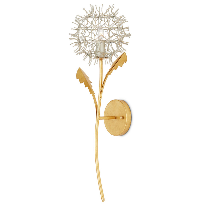 Бра в виде цветка одуванчика Hanging Dandelion Золотой Серебряный в Челябинске | Loft Concept 