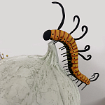 Статуэтка фантастический фрукт Exotic Tropical Fruit orange and white 67 варинант исполнения - 3 | Loft Concept в Челябинске