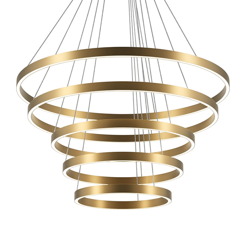 Люстра подвесная Rim 2600-3500К Латунь в Челябинске | Loft Concept 