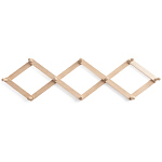 Настенная деревянная раздвижная вешалка Larson Wood Hanger варинант исполнения - 5 | Loft Concept в Челябинске