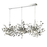 Люстра подвесная из трех частей с металлическими круглыми элементами Terzani Argent варинант исполнения - 7 | Loft Concept в Челябинске