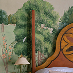 Обои ручная роспись Dandaka Glades Original colourway on painted Xuan paper варинант исполнения - 4 | Loft Concept в Челябинске