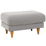 Мягкий пуф на деревянных ножках Garner Pouf Light варинант исполнения - 1 | Loft Concept в Челябинске