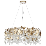 Люстра с декоративными подвесками из прозрачного стекла в форме монеток FAIRYTREE Light варинант исполнения - 10 | Loft Concept в Челябинске