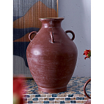 Ваза бордовая с 4-мя фактурными ручками Vase Burgundy Glaze варинант исполнения - 4 | Loft Concept в Челябинске