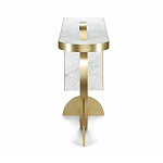 Консоль белая геометрической формы Collision варинант исполнения - 1 | Loft Concept в Челябинске