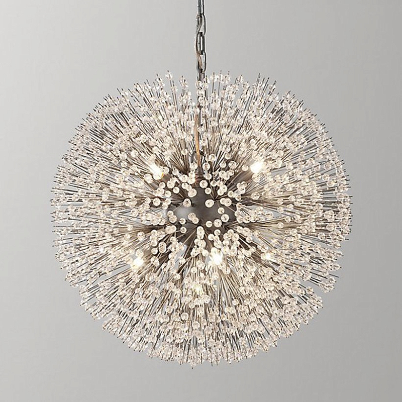 Люстра Dandelion Chandelier Серебряный Люстра Dandelion Chandelier Серебряный в Челябинске | Loft Concept