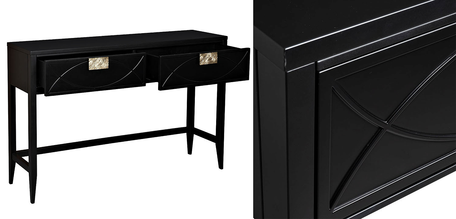 Консоль Amelie Black Console Консоль Amelie Black Console - Loft-Concept в Челябинске