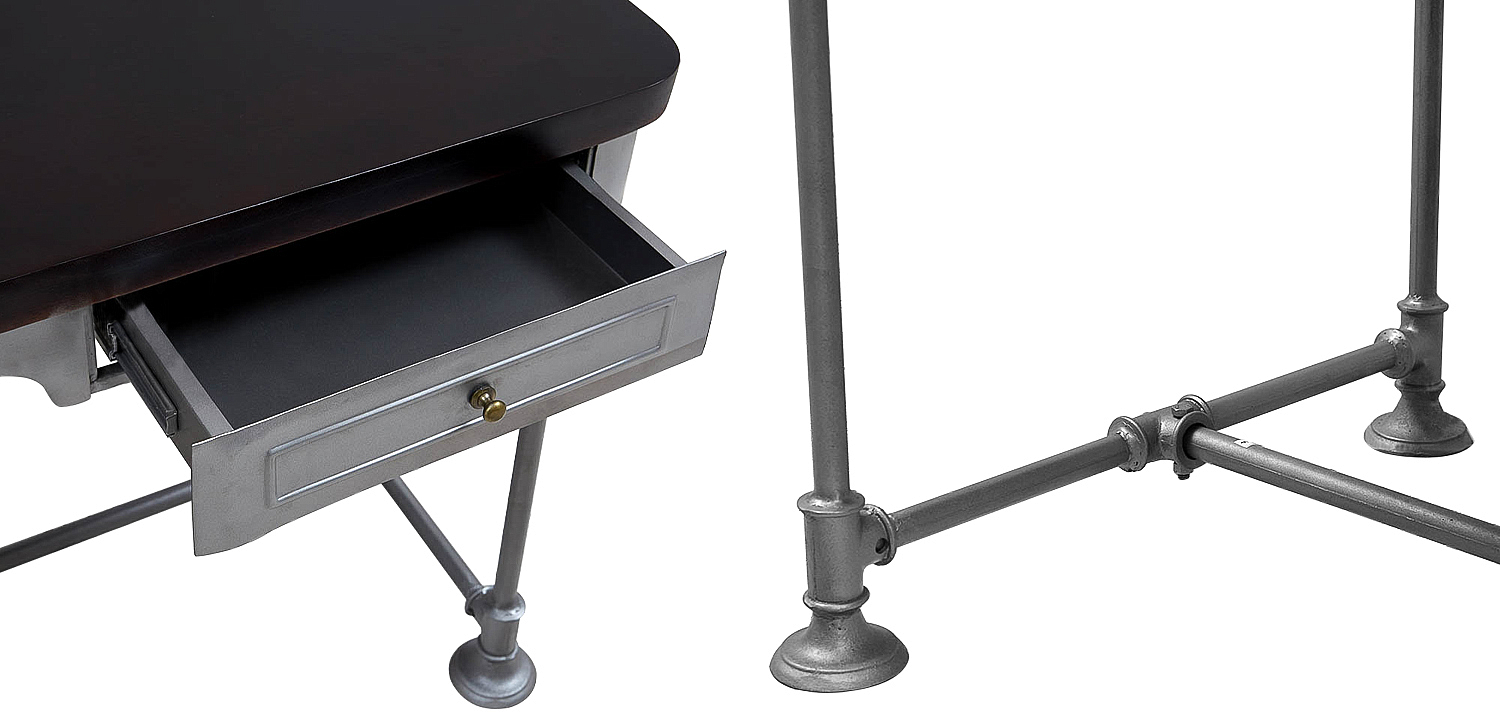 Рабочий стол Iston Metal Wood Desk Рабочий стол Iston Metal Wood Desk - Loft-Concept в Челябинске