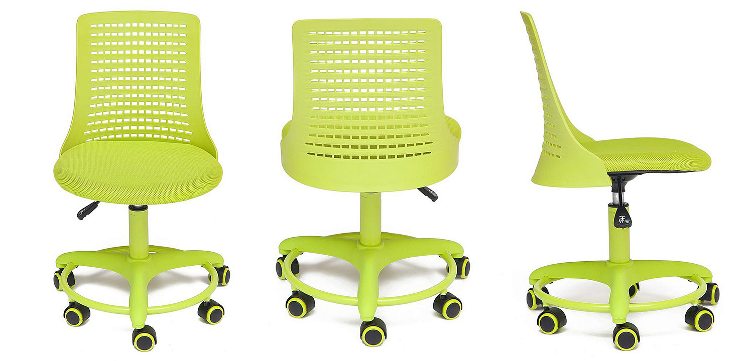 Кресло Bright Kiddie Office Chair light green Кресло Bright Kiddie Office Chair light green - Loft-Concept в Челябинске