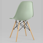 Пластиковый стул на ножках из массива бука Eames Mint варинант исполнения - 5 | Loft Concept в Челябинске