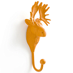 Настенный крючок голова оленя Deer Wall Hook Mustard варинант исполнения - 2 | Loft Concept в Челябинске