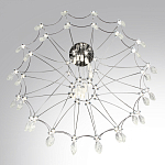 Люстра подвесная из металла с хрустальными прозрачными подвесками Quasar 81 варинант исполнения - 11 | Loft Concept в Челябинске