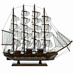 Декоративная модель деревянного тёмно-коричневого парусника в подарочной упаковке With The low варинант исполнения - 1 | Loft Concept в Челябинске