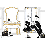 Megan Hess. Te Lttle Blk Dess варинант исполнения - 8 | Loft Concept в Челябинске