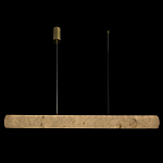 Подвесной светильник линейный цилиндрической формы из натурального алебастра Alabaster Geometry варинант исполнения - 1 | Loft Concept в Челябинске